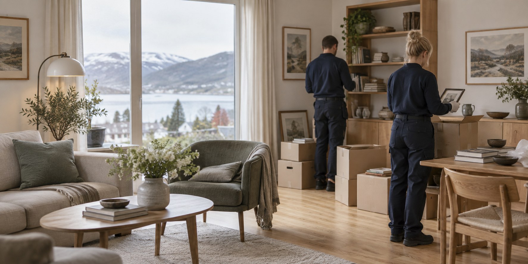 Et ryddig og lyst hjem
